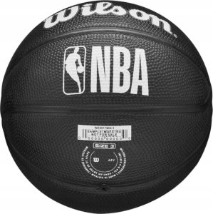 Wilson Wilson Team Tribute Brooklyn Nets Mini Ball WZ4017604XB Czarne 3 4