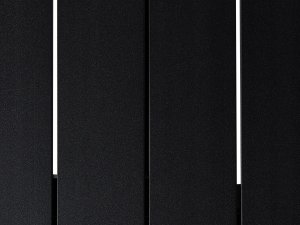 Beliani Zestaw ogrodowy stół rozkładany i 8 krzeseł czarny VALCANETTO/BUSSETO 10