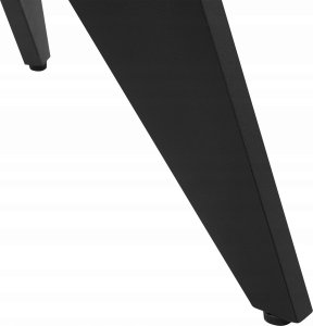 Beliani Zestaw ogrodowy stół i 4 krzesła czarny z szarym OLMETTO/BUSSETO 6