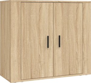 vidaXL Witrynka, dąb sonoma, materiał drewnopochodny 7