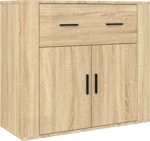 vidaXL vidaXL Witrynka, dąb sonoma, materiał drewnopochodny 7