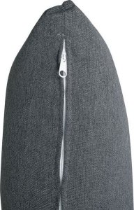 Beliani Narożnik prawostronny grafitowy TOMRA 8