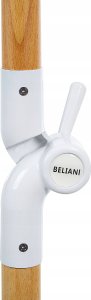 Beliani Parasol ogrodowy ⌀ 150 cm różowy z białym MONDELLO 7