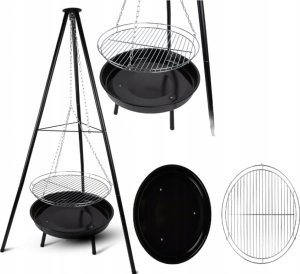Maltec Grill Ogrodowy Wiszący Palenisko Trójnóg TripleBBQ GM10000 9