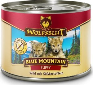 Wolfsblut Wolfsblut Puppy Blue Mountain Dziczyzna z batatami 200g 1