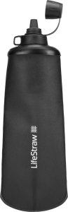 LifeStraw Butelka z filtrem Lifestraw Peak Series Flex Squeeze Bottle 1L - dark grey Uniwersalny 2