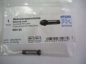 Sourcing Reduction sleeve from 6mm to 3mm PFERD RZH 63 1