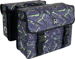 Willex Willex Sakwy rowerowe Eco, 34 L, zielono-fioletowe 1