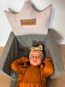 Blomster Fotelik dziecięcy z koroną 2