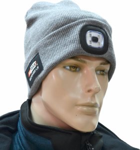 AWTools AWTOOLS CZAPKA Z LAMPKĄ LED 120lm CZARNA 3