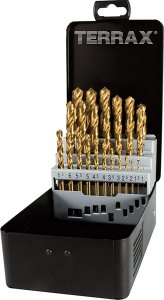 Wiertło Sourcing 25-piece drill set RUKO Terrax HSS-G TiN 1