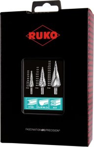 Wiertło Sourcing Set of 3 step drills RUKO HSS Quick cut O4-30mm 1