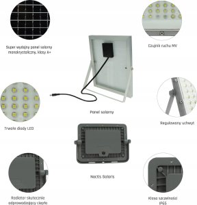 Naświetlacz Sourcing FLOODL NOCTIS SOLAR50W IP65 SLI029059CW 7
