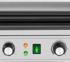 Gofrownica Royal Catering Gofrownica prostokątna na 3 gofry belgijskie TEFLON 1500 W Gofrownica prostokątna na 3 gofry belgijskie TEFLON 1500 W 3