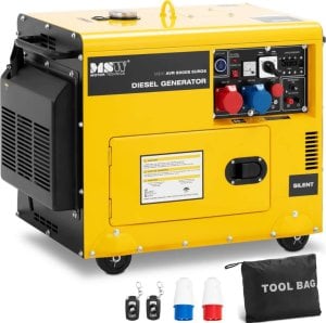 Agregat MSW Agregat prądotwórczy generator prądu Diesel 16 l 240/400 V 6000 W AVR Agregat prądotwórczy generator prądu Diesel 16 l 240/400 V 6000 W AVR 1