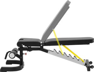 Gymrex Ławka ławeczka treningowa skośna regulowana do ćwiczeń do 150 kg Ławka ławeczka treningowa skośna regulowana do ćwiczeń do 150 kg 6