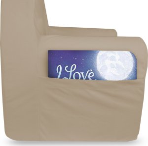 Flumi Fotelik dziecięcy z uszami beżowy 2