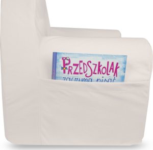 Flumi Fotelik dziecięcy z uszami jasny szary 2