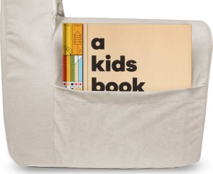 Flumi Fotelik dziecięcy z uszami jasny szary 3