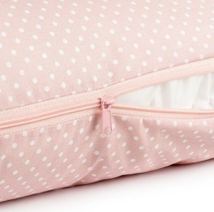 Blomster Poduszka ciążowa typu C - pudrowy róż w kropki 3