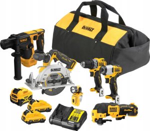 Zestaw elektronarzędzi Dewalt DEWALT ZESTAW COMBO 12V DCK611P1D2 (DCH072+DCS512+DCD701+DCF801+DCS353+DCL510) 1x5,0 2x2,0Ah TORBA 1