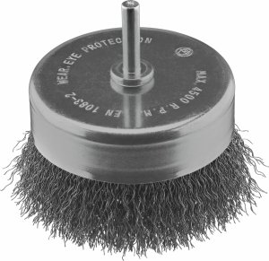 Irwin IRWIN SZCZOTKA DOCZOŁOWA Z TRZPIENIEM  80mm z grubego drutu stalowego  średnica do metalu i betonu 1