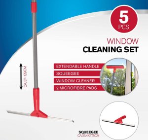 Myjka do okien Dirt Devil ŚCIĄGACZKA DO MYCIA SZYB I LUSTER Z TELESKOPOWĄ RĄCZKĄ 5w1 DIRT DEVIL 3