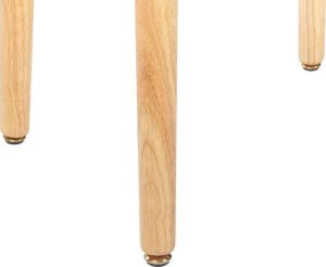 Beliani Toaletka 2 szuflady lustro LED ze stołkiem biało-szara DIEPPE 9