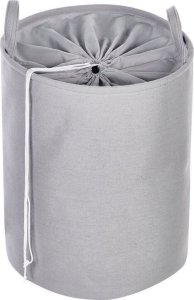 Beliani Zestaw 3 koszy tekstylnych szary ARCHA 4