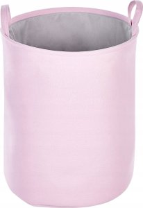 Beliani Zestaw 3 koszy tekstylnych różowy ARCHA 5