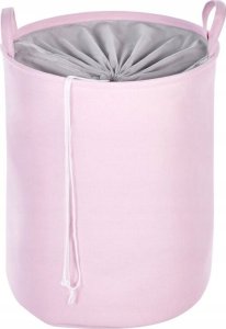 Beliani Zestaw 3 koszy tekstylnych różowy ARCHA 10