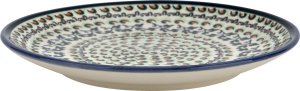 Bolesławiec Talerz płytki 20cm Bolesławiec Dekor 1165A 1