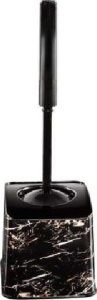 Ozer Szczotka toaletowa kwadratowa Marmur Czarny H:37cm 2