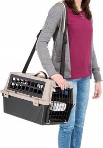 Ferplast Atlas 10 Trendy Plus - transportera czarnego/beżowego/czarnego [73027099] 6