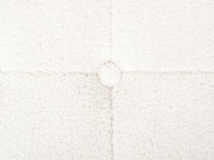 Beliani Puf boucle ⌀ 55 cm biały TAMPA 6