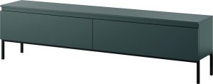 Selsey Szafka RTV Bemmi 175 cm Ciemnozielony 5