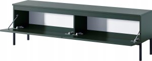 Selsey Szafka RTV Bemmi 175 cm Ciemnozielony 7