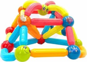 Woopie Magnetyczne Klocki Konstrukcyjne Edukacyjne 128 El. 4