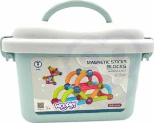 Woopie Magnetyczne Klocki Konstrukcyjne Edukacyjne 52 El. 4