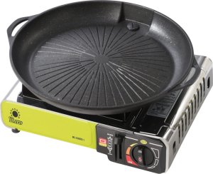 Meva Ruszt grill patelnia grillowa do kuchenki turystycznej gazowej i grilla Ruszt grill patelnia grillowa do kuchenki turystycznej gazowej i grilla 3