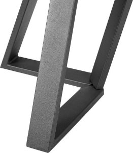 Beliani Ławka do jadalni jasne drewno z czarnym UPTON 4