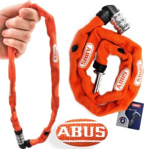 Abus Zapięcie ABUS Web 1200 na szyfr, łańcuch 60 cm, pomarańczowe 1