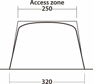 Namiot turystyczny Outwell Outwell Zadaszenie Touring Canopy, szaro-czarne 5