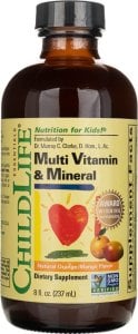 ChildLife ChildLife Witaminy i minerały dla dzieci, pomarańcza mango - 237 ml 1