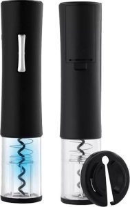 Braders Korkociąg Elektryczny Otwieracz Wina LED na baterie czarny Braders 6