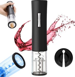 Braders Korkociąg Elektryczny Otwieracz Wina LED na baterie czarny Braders 8