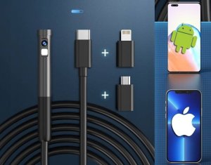 Inskam Kamera INSPEKCYJNA DUO ENDOSKOP 2M 7LED 2xFHD WIFI 5