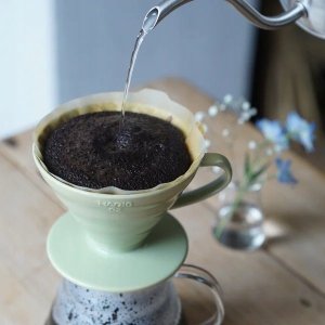 Hario Hario ceramiczny Drip V60-02 Zgaszona zieleń 5