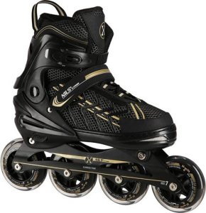 Nils Extreme NA1128 CZARNO-ZŁOTE ROZM. XL(43-45) ŁYŻWOROLKI NILS EXTREME 2