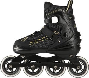Nils Extreme NA1128 CZARNO-ZŁOTE ROZM. XL(43-45) ŁYŻWOROLKI NILS EXTREME 5
